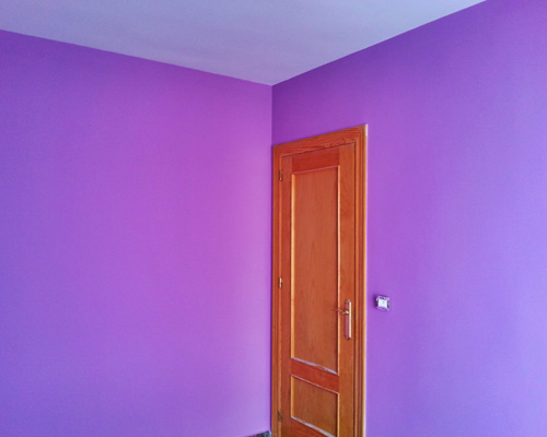 Trabajos de pintura en dormitorios