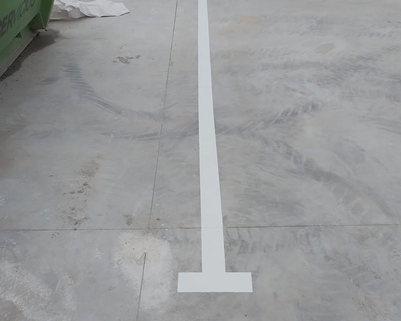 Trabajos realizados en pintura de señalización vial y parkings